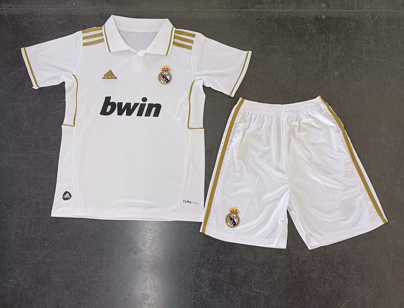 Retro kids kits 11/12 Real Madrid Home