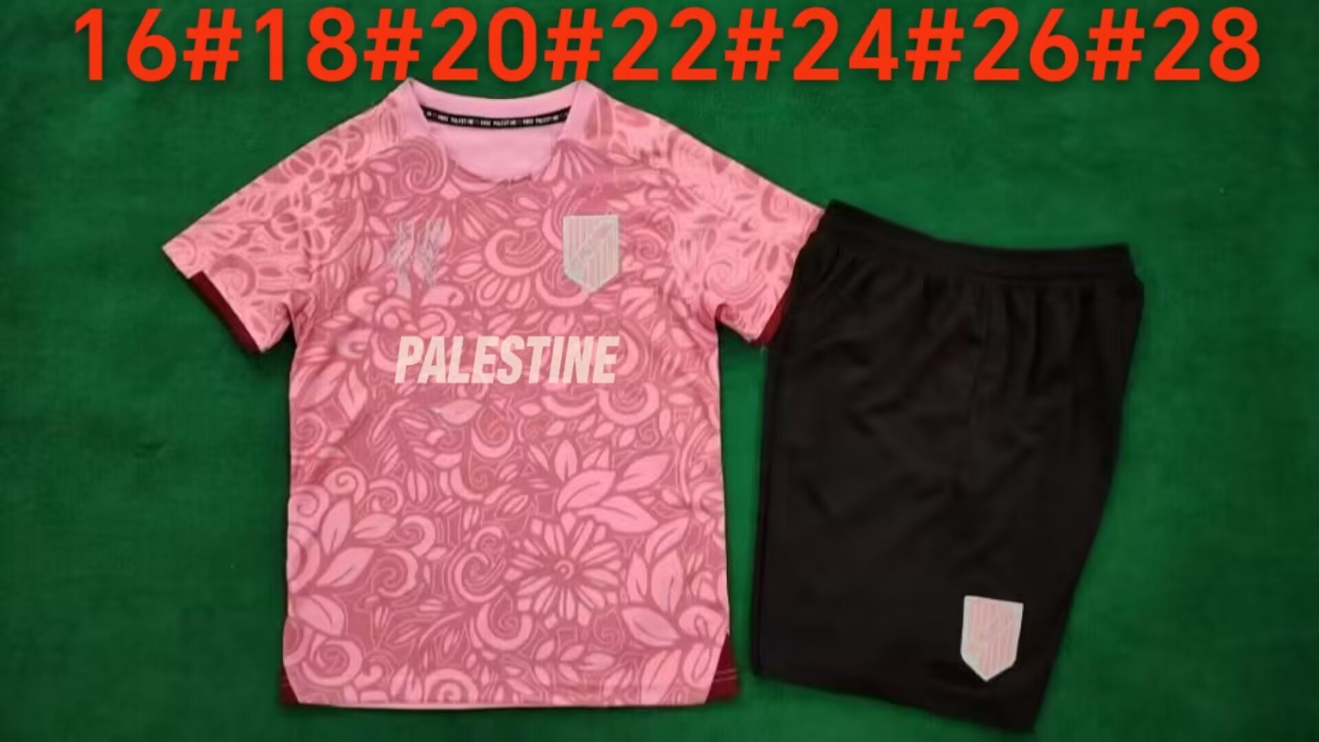 Kid Kits 23/24 Palestine Camouflage Pink English