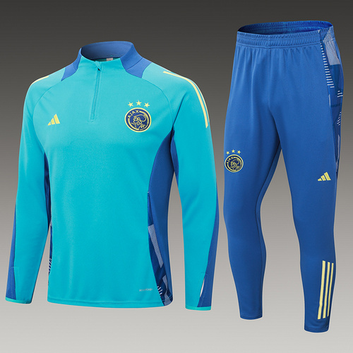 24/25 Ajax Light blue half zip Tracksuit