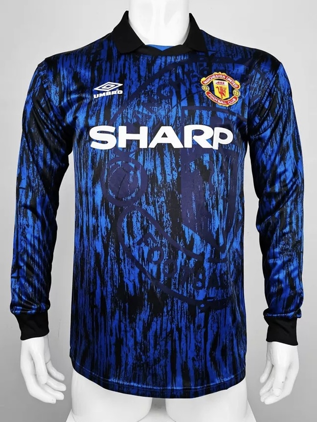 Retro 1993 Manchester United Away long sleeve
