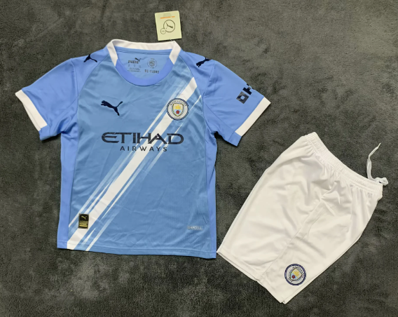 Kids kits 25/26 Manchester City home