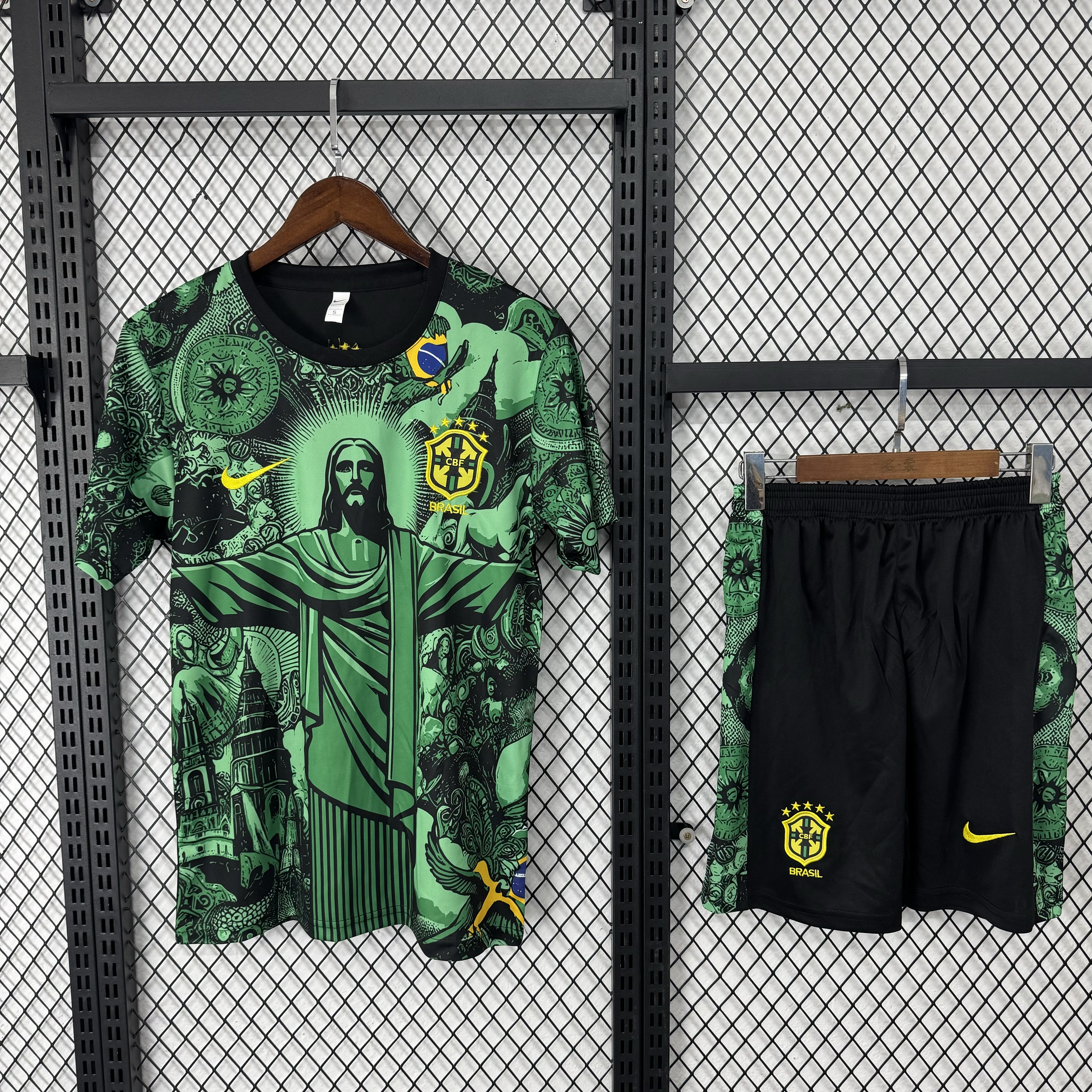 Brazil green training kits
