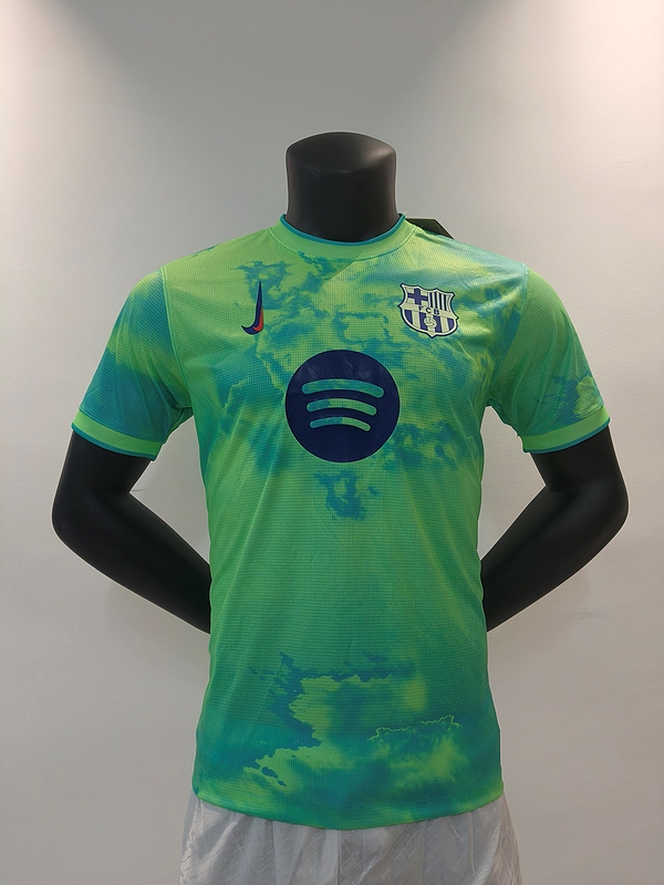 Player Version  Barcelona green special version 