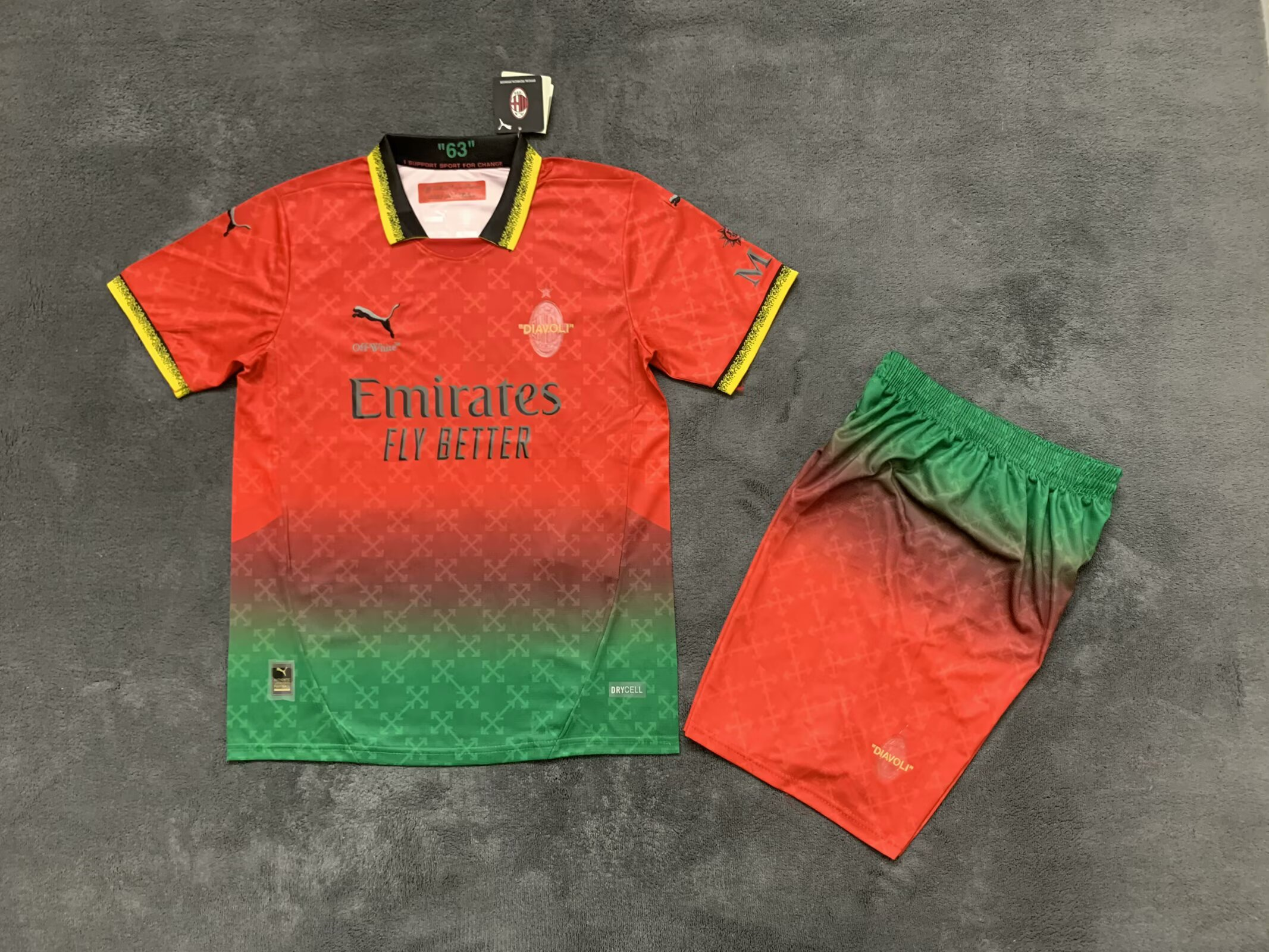 25/26AC Milan Adults kits fourth away