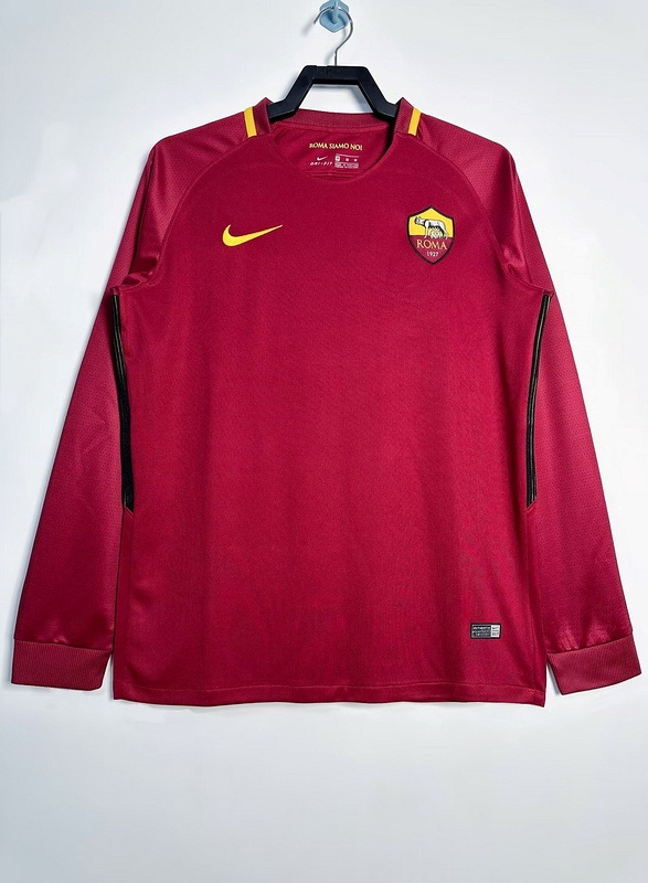 retro 2017/18  Roma long sleeve home