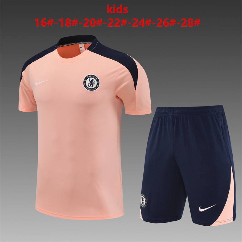 25/26Chelsea  pink kids Training Kits