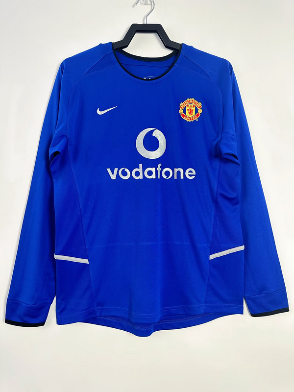 2002/03 retro Manchester United second away long sleeve