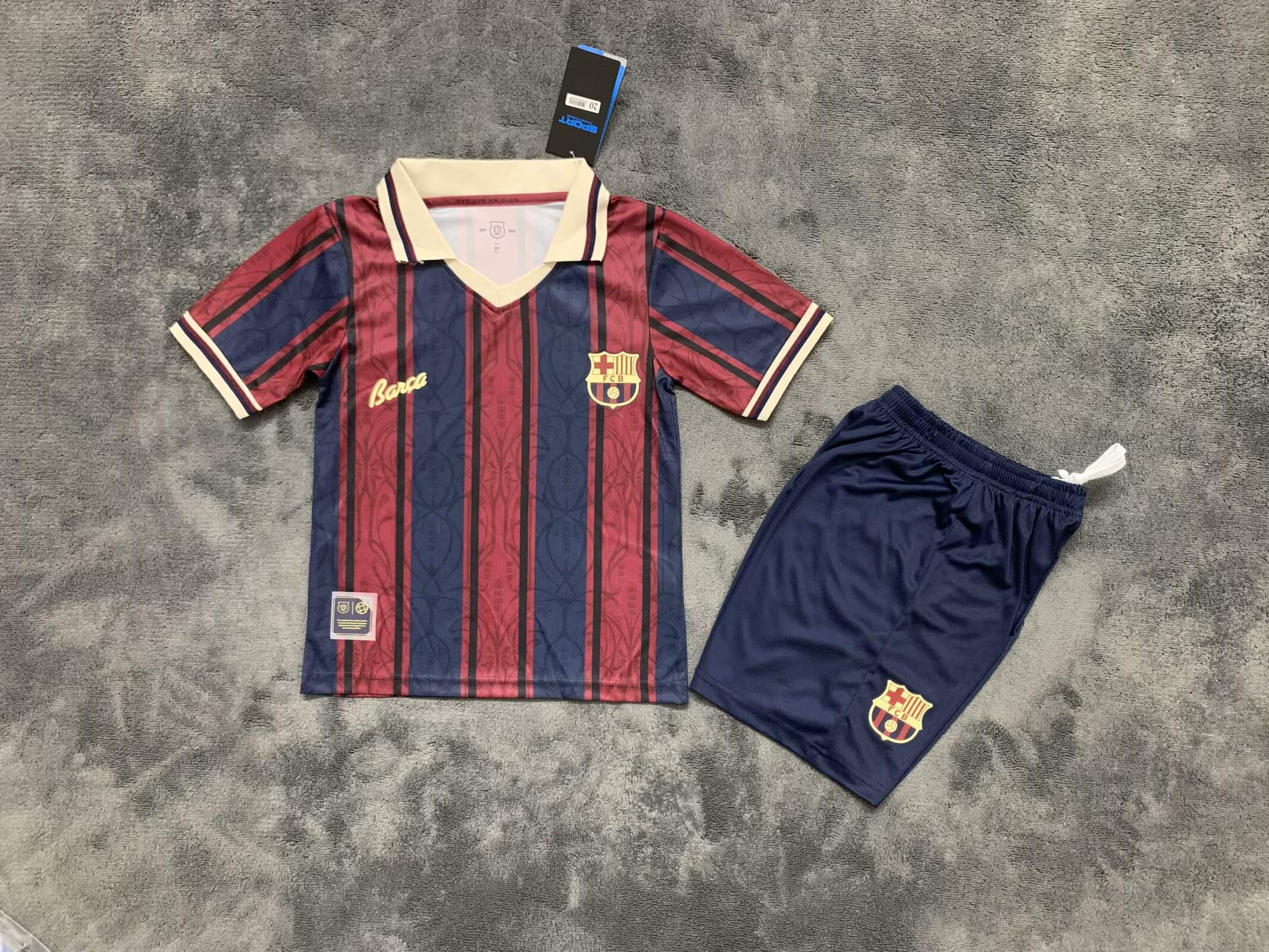 25/26Kids kits Barcelona 125th Anniversary Edition