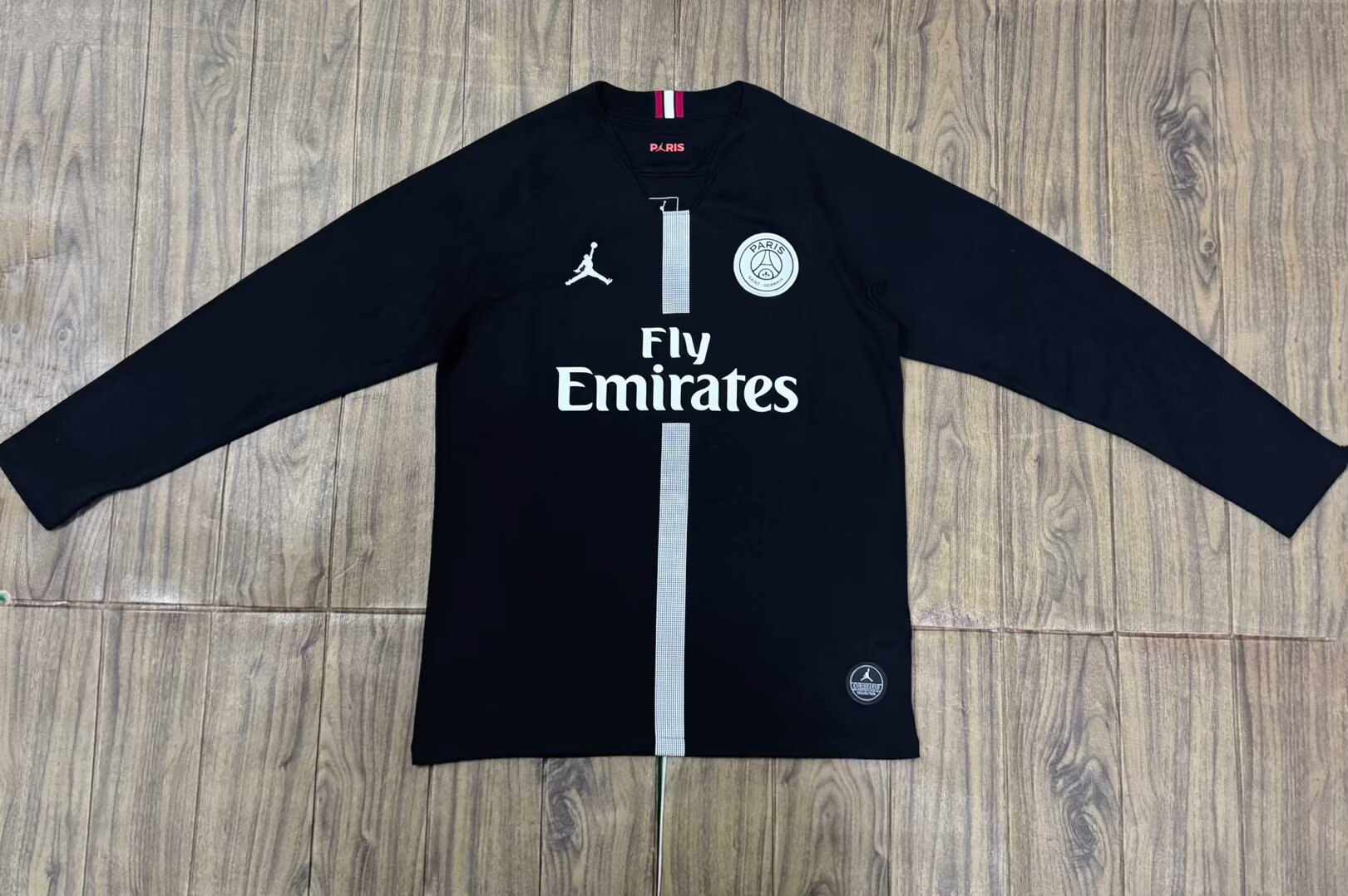 Retro 18-19 Black Paris Long Sleeve