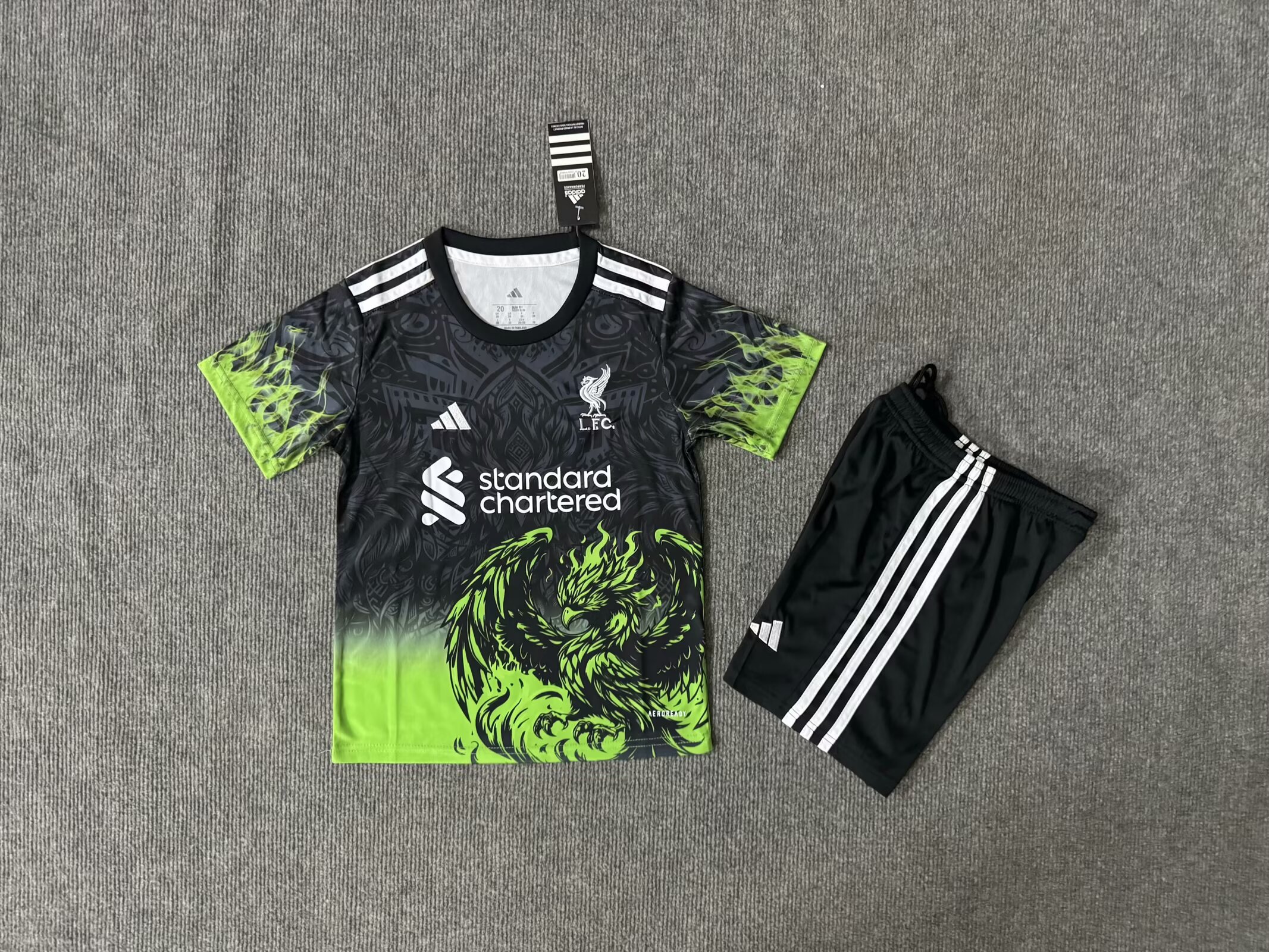 Kids kits 25/26 Liverpool Black Green Special Edition 