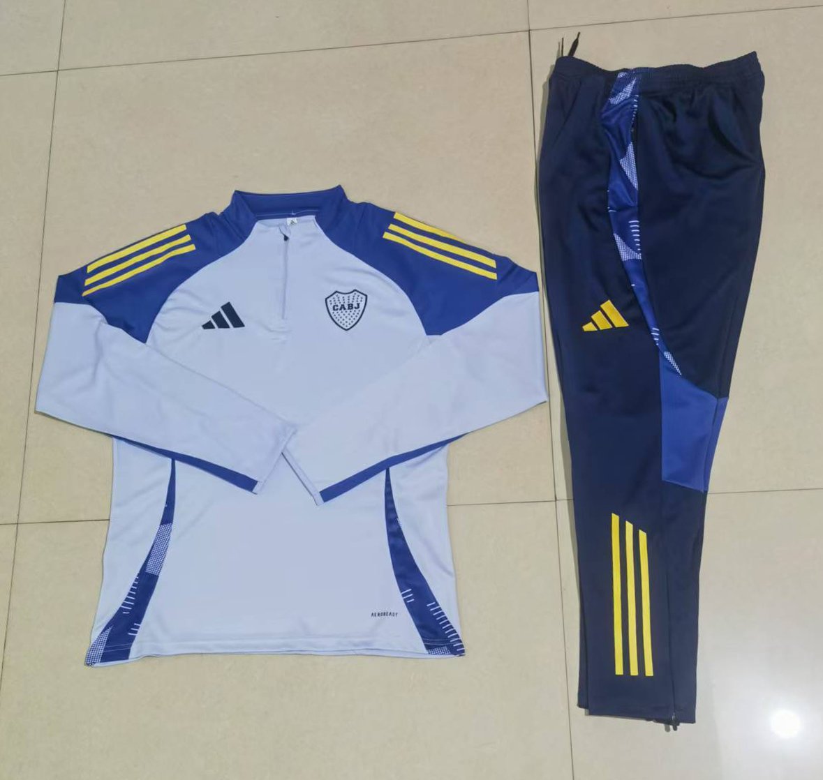 25/26 Boca Grey Tracksuit kits