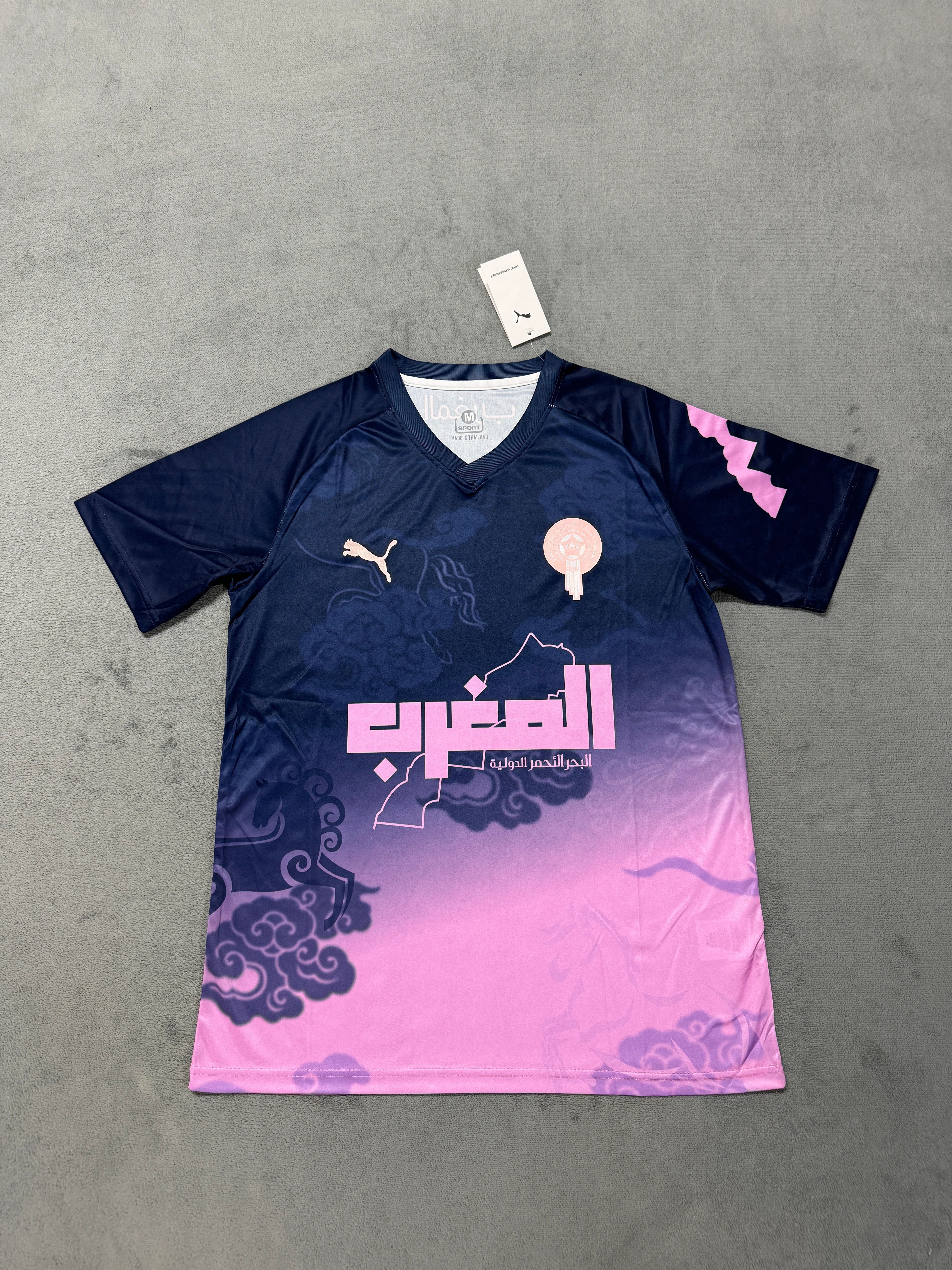 Fans Version  25/26 Moroccan training suit blue pink