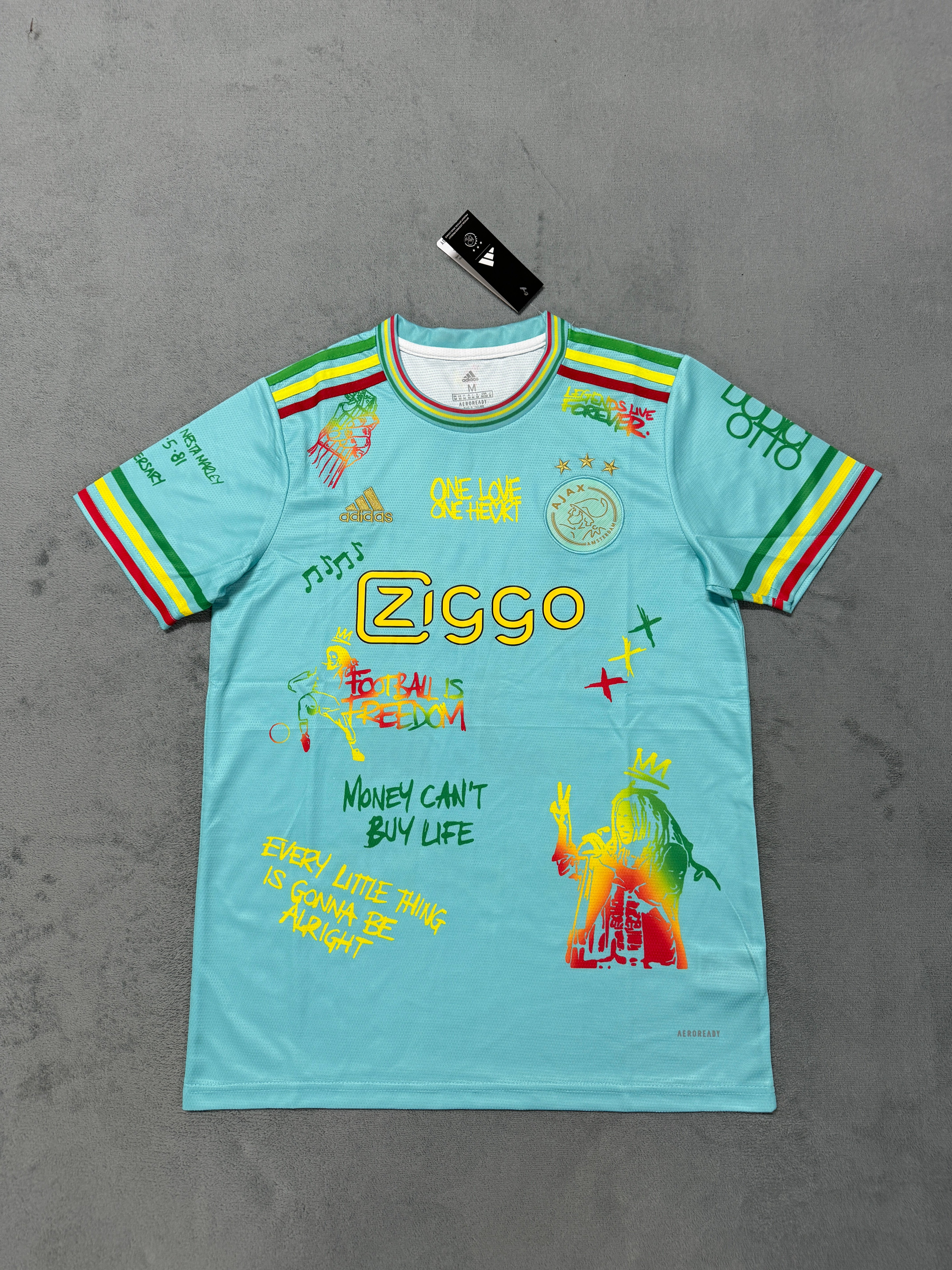 Fans Version 25/26 Ajax Graffiti Light Blue