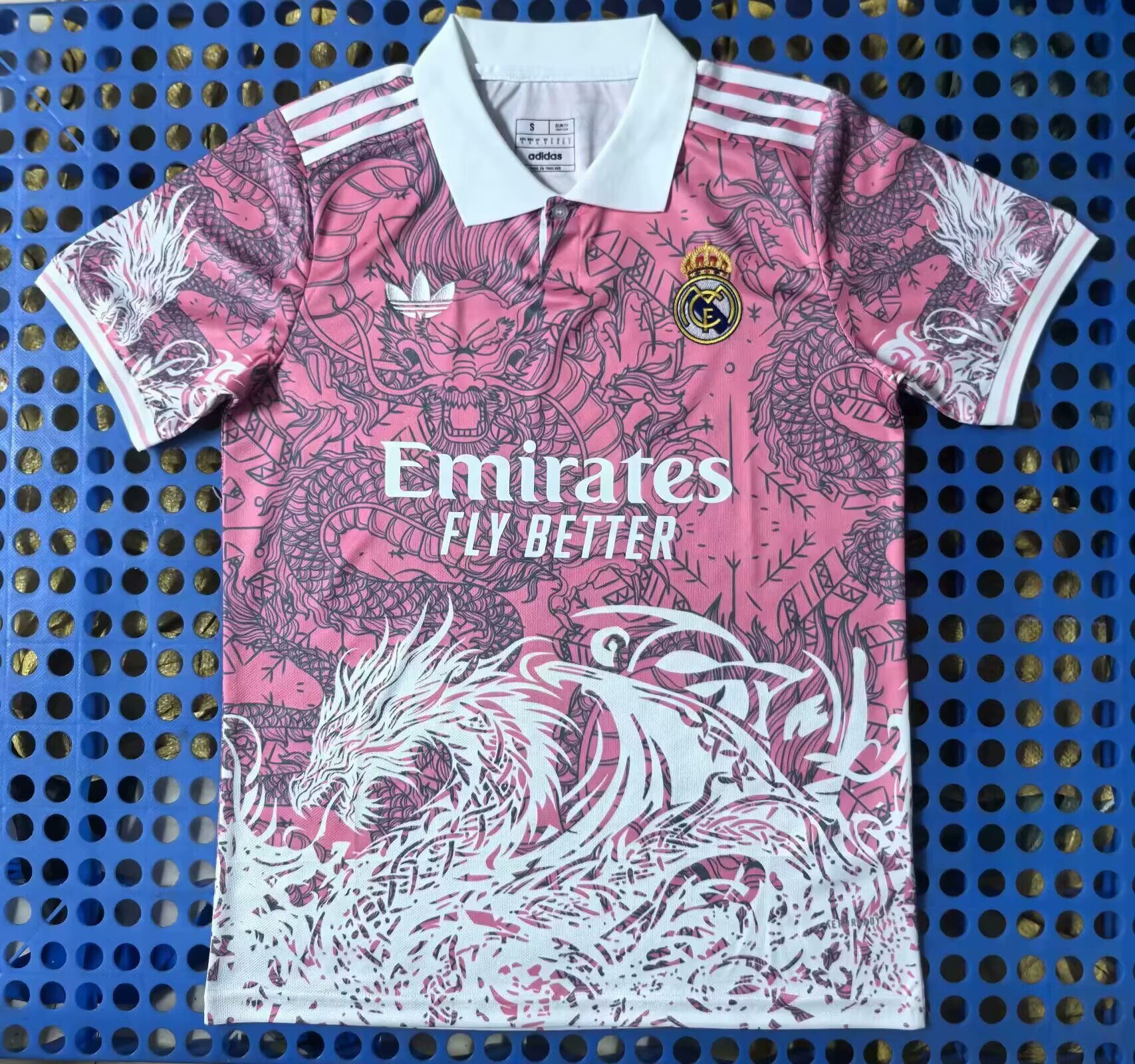 Fans Version 25/26  Real Madrid Pink Dragon POLO