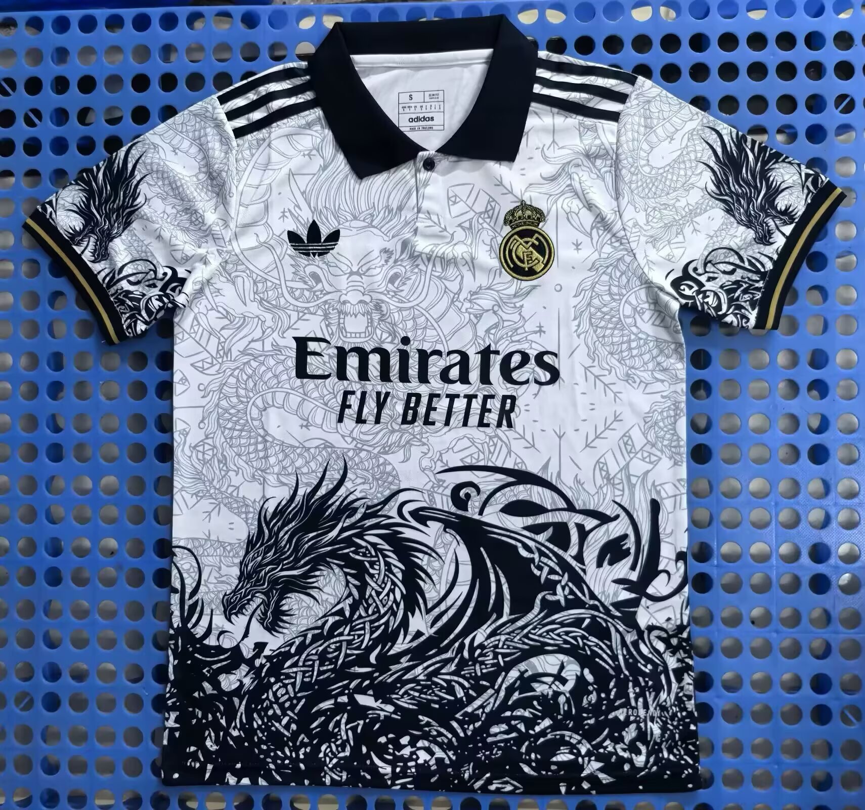 Fans Version 25/26 Real Madrid Leading Edition POLO White