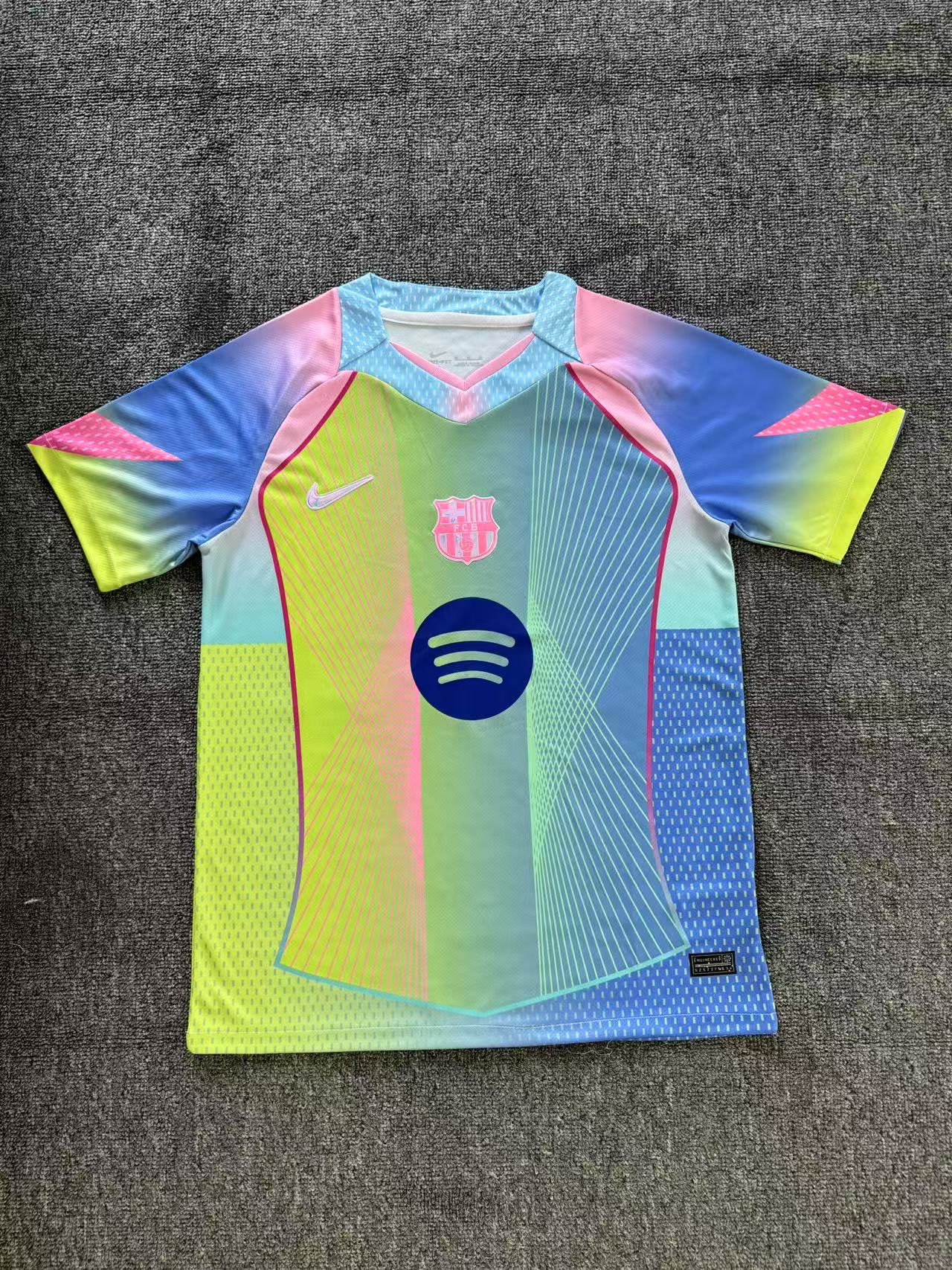 Fans Version 25/26 Barcelona Special Edition Fluorescent Yellow