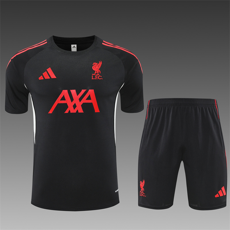 25/26 Liverpool Black kids Training Kits