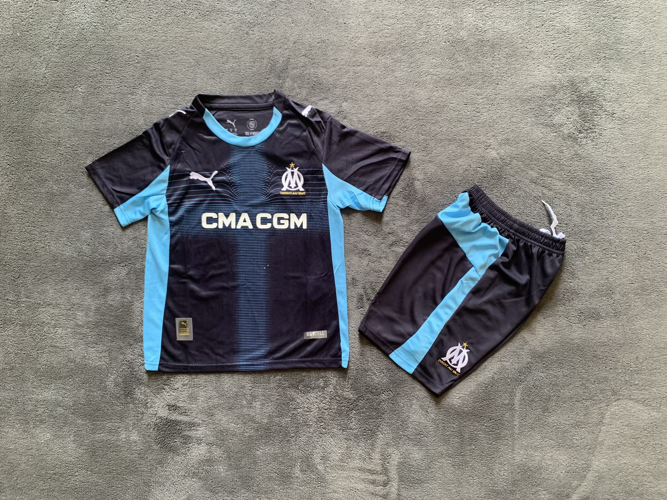 Kids kits 25/26 Marseille away