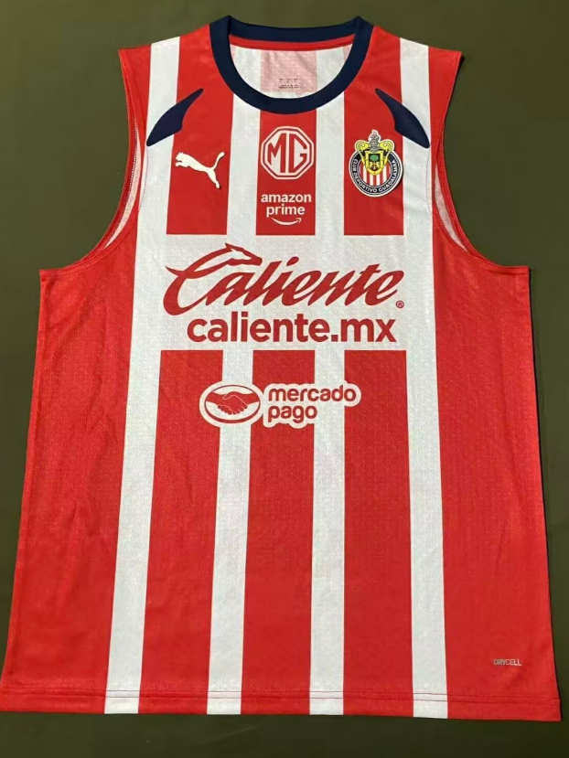 25-26 Chivas home red vest