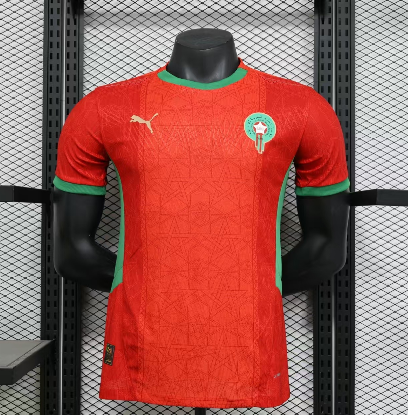Player Version 25/26 New Moroccan home red