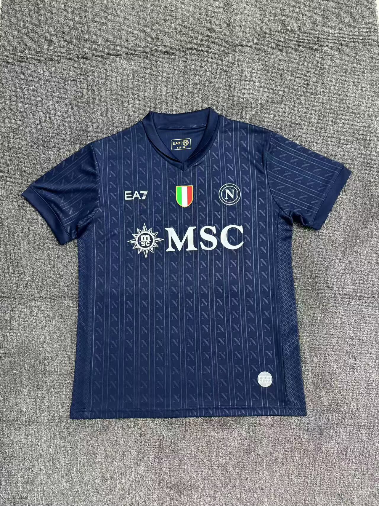  Fan version 25/26 Napoli Champions League version two guest 