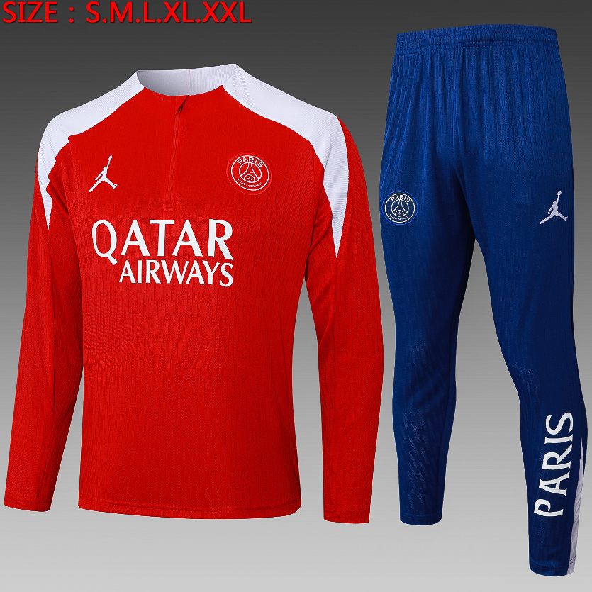  25/26 Half Jordan Paris Red Tracksuit