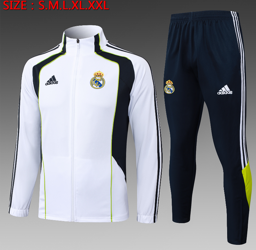 25/26 Real Madrid white retro edition Jackets sets