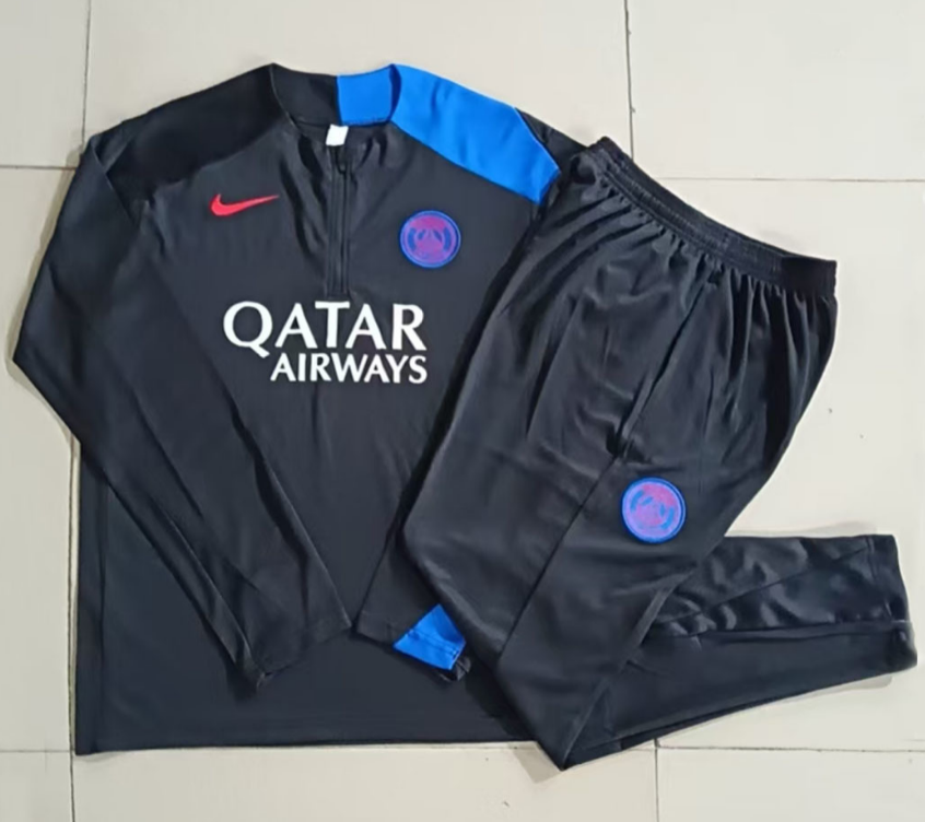 25/26 Half Paris Black Tracksuit