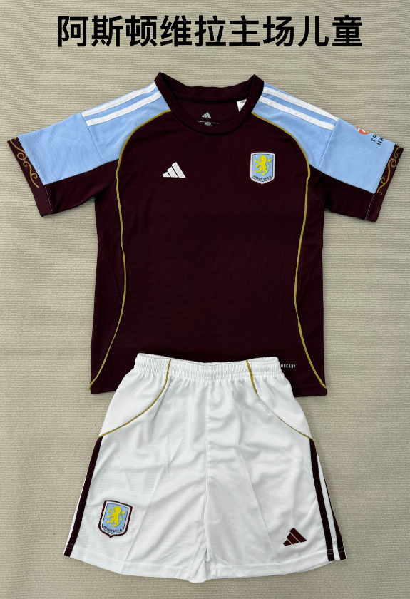 kids Kits 25/26 Aston Villa home 