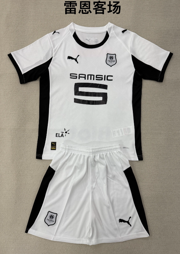 kids Kits 25/26 Stade Rennais away
