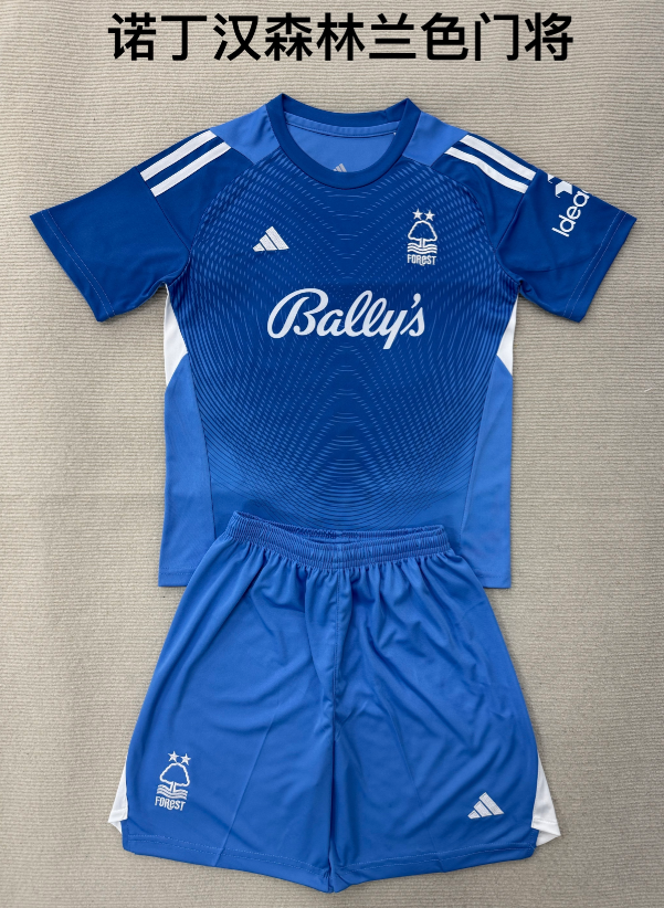 kids Kits 25/26 Nottingham Forest blue goalkeeper