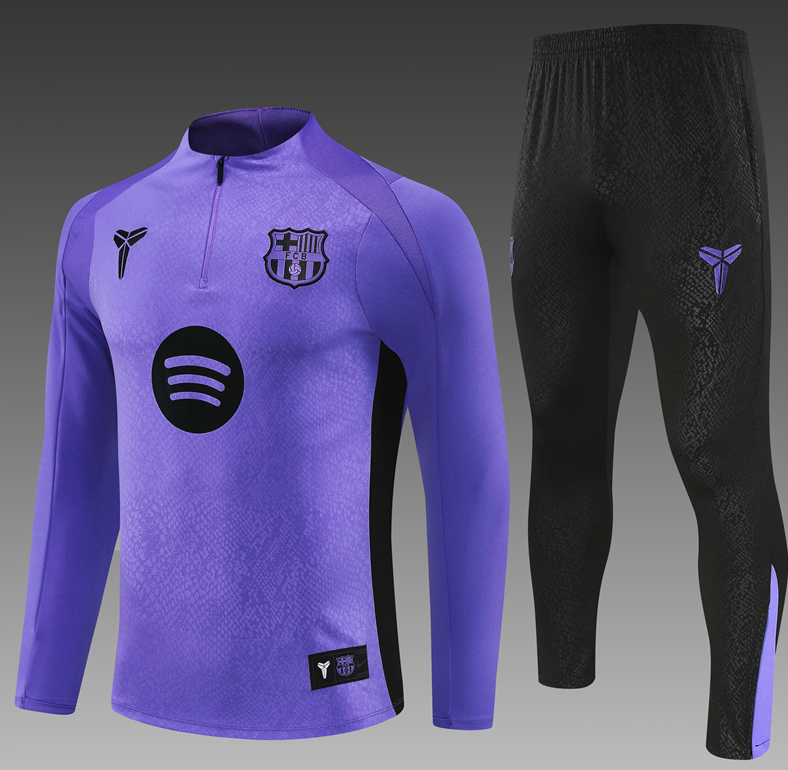 25/26 Half Barcelona purple collaboration edition Tracksuit