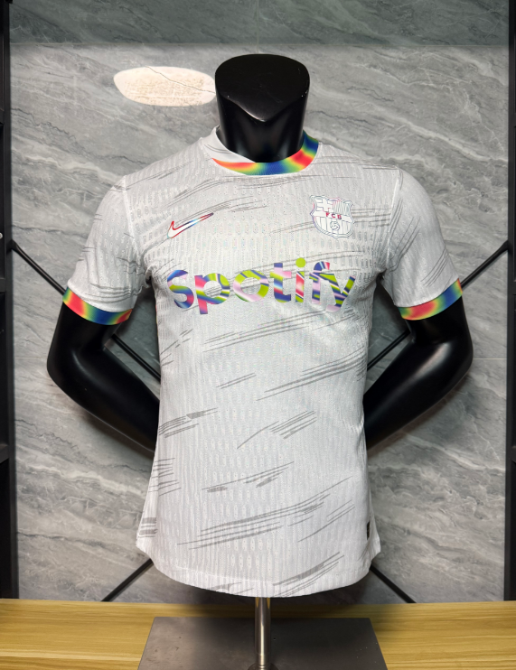 Player Version 25/26 Barcelona special edition colorful advertisement