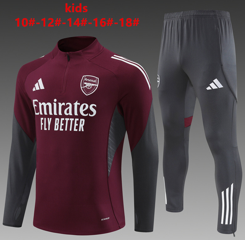 25/26 kid half Arsenal red Tracksuit