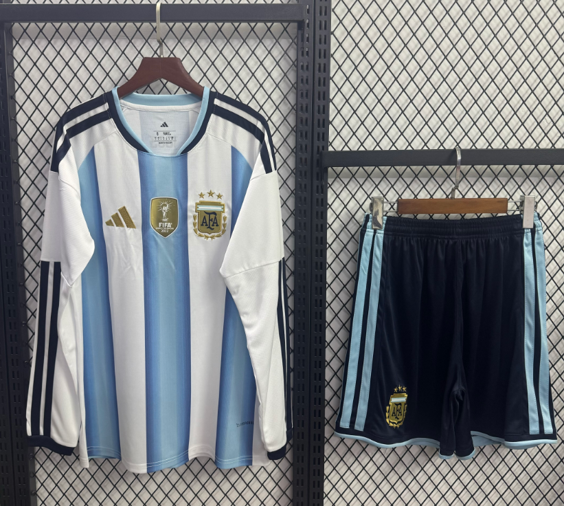  Adults kits 2026 Argentina home long sleeved
