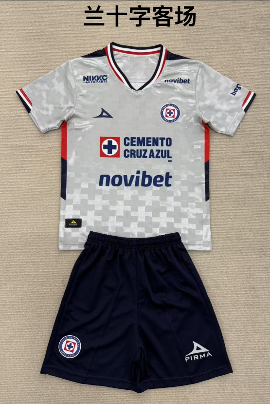 kids Kits 25/26 Cruz azul away