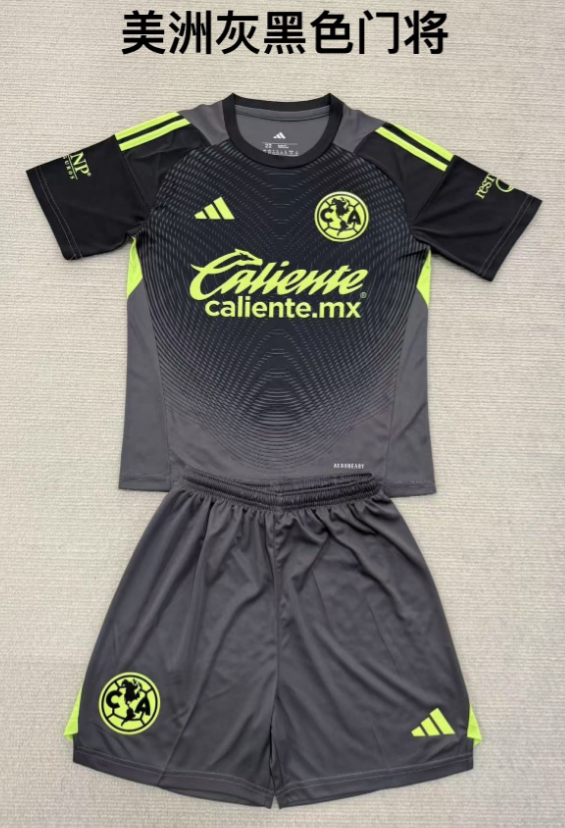 Adults kits 25/26 American gray black goalkeeper