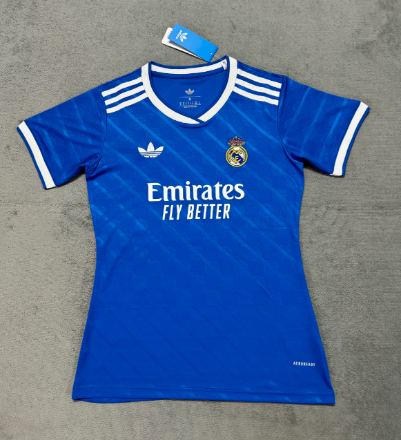Fans Version 25/26 Real Madrid second away Women 