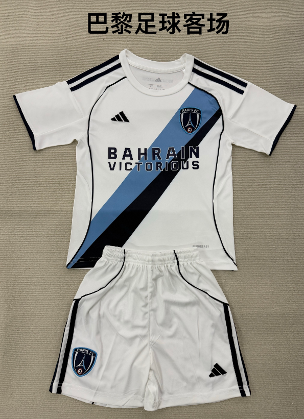 kids Kits 25/26 Paris away football 