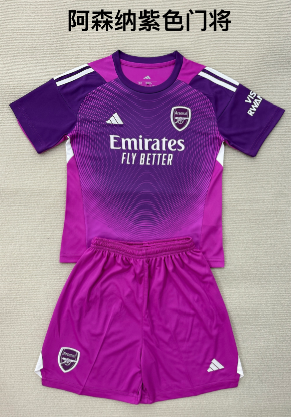 Adults kits 25/26 Arsenal purple goalkeeper