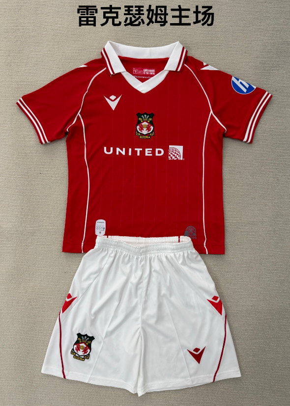 kids Kits 25/26 Wrexham home 