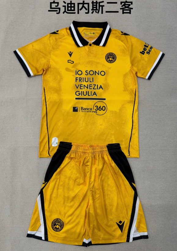 Adults kits 25/26 Udinese Second away