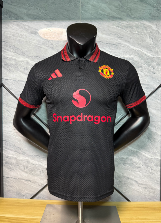 Player Version 26/27 Manchester United polo shirt black