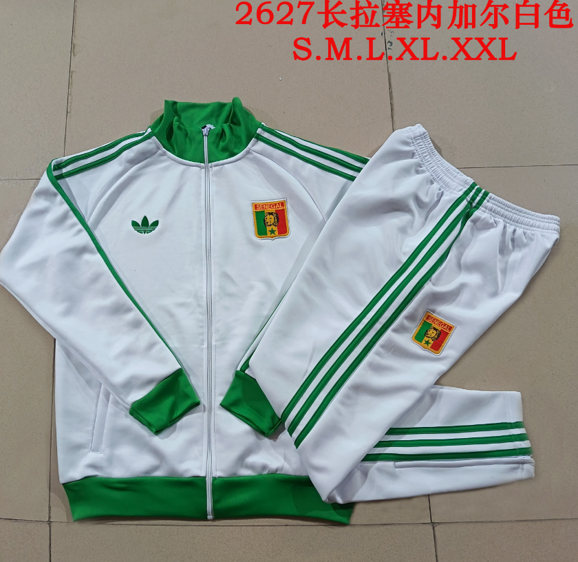 26/27 Long Pull Senegal White Jackets sets