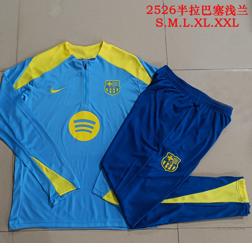 25/26 Half Pull Barcelona Shallow Orchid Tracksuit