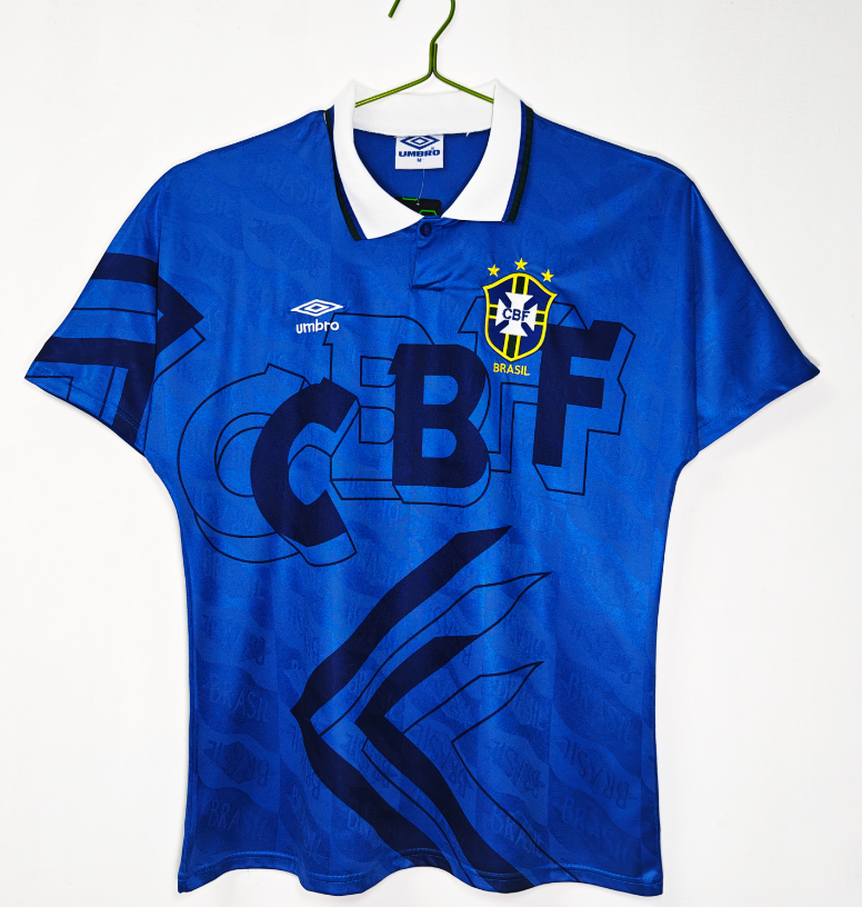 Retro 1992 Brazil away blue 