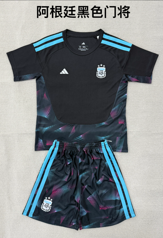 kids Kits 26/27 Argentine black goalkeeper