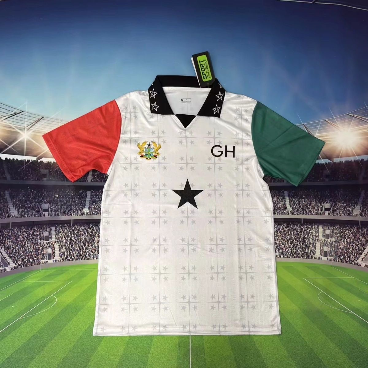 Fan version 26/27 Ghana training jersey white