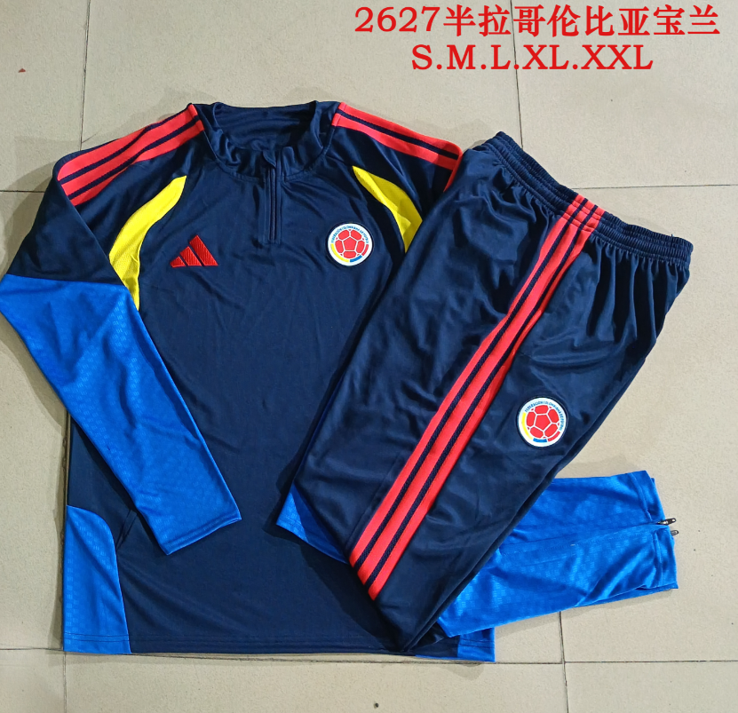 26/27 Half Pull Colombia Boran Tracksuit