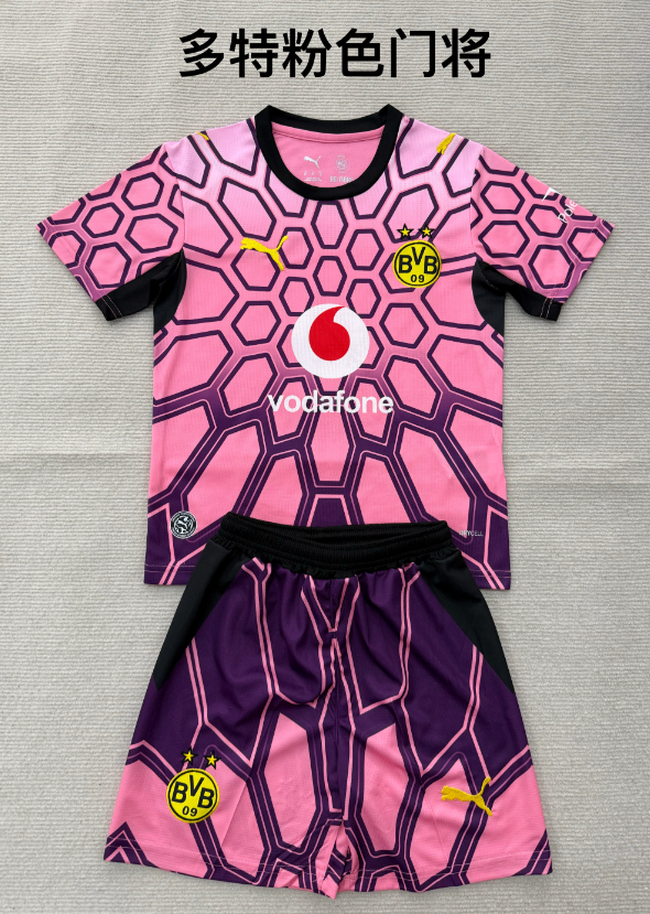 Adults kits 26/27 Dortmund Pink goalkeeper